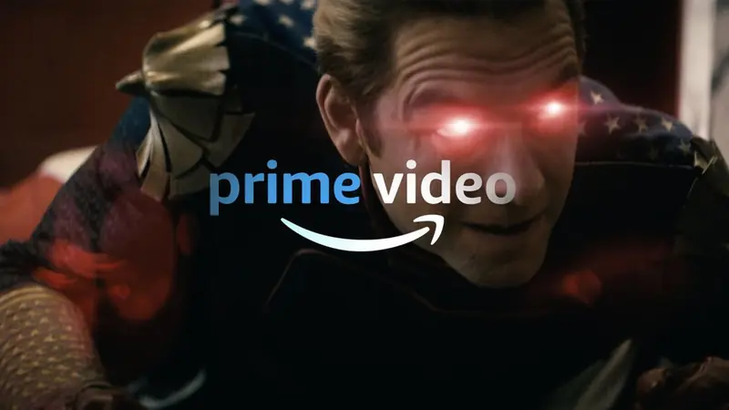 Prime Video superhero title sequence frame