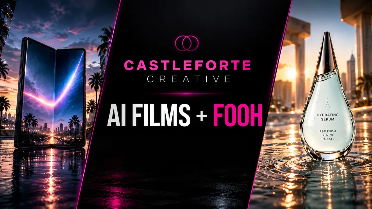 Castleforte Creative AI Films and FOOH reel cover