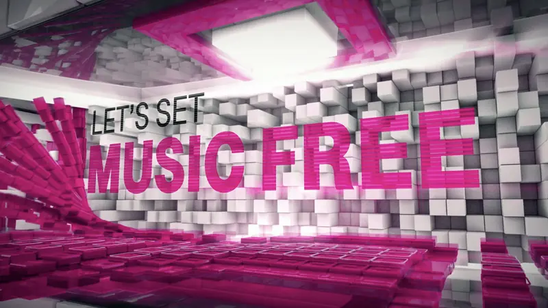 Let's Set Music Free campaign environment