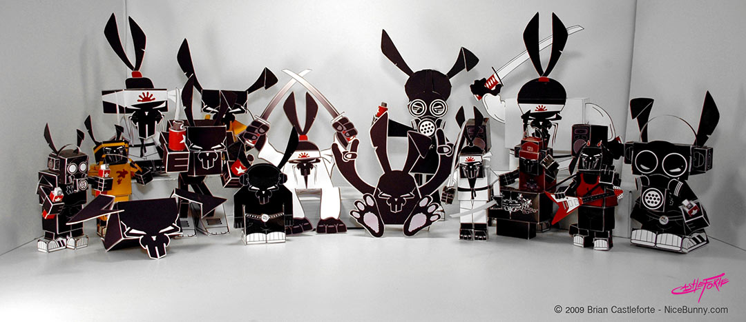 characters, paper toys, templates